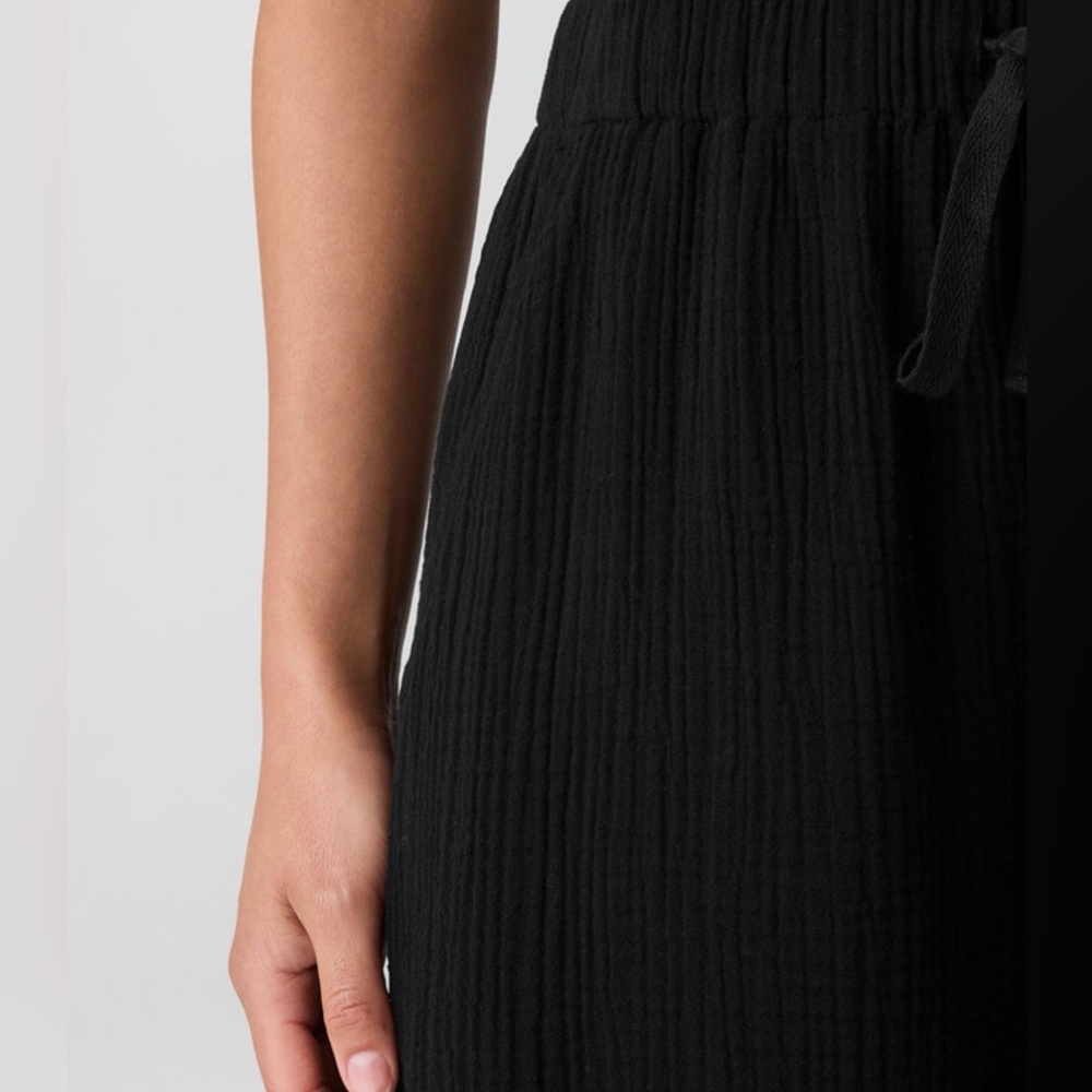 Eileen Fisher gauze wide leg pant sz Petite L - Picture 2 of 7